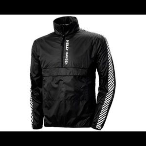 Helly Hansen Black & White Striped Windbreaker Anorak - BRAND NEW WITH TAGS ON!